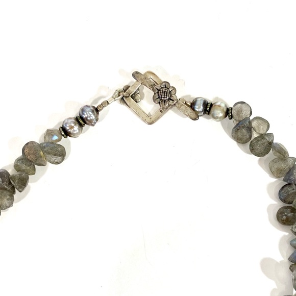 NATALIE B Vintage Bead & Stone Necklace - Picture 3 of 3